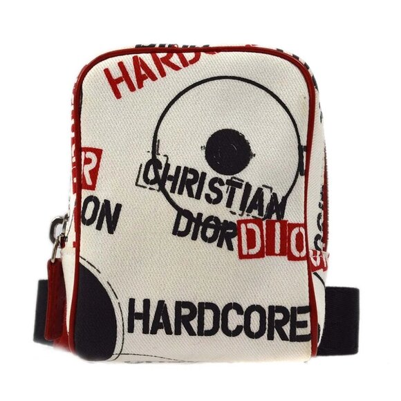 Christian Dior White Hardcore Pouch 03LU0024 182500 - Picture 1 of 9